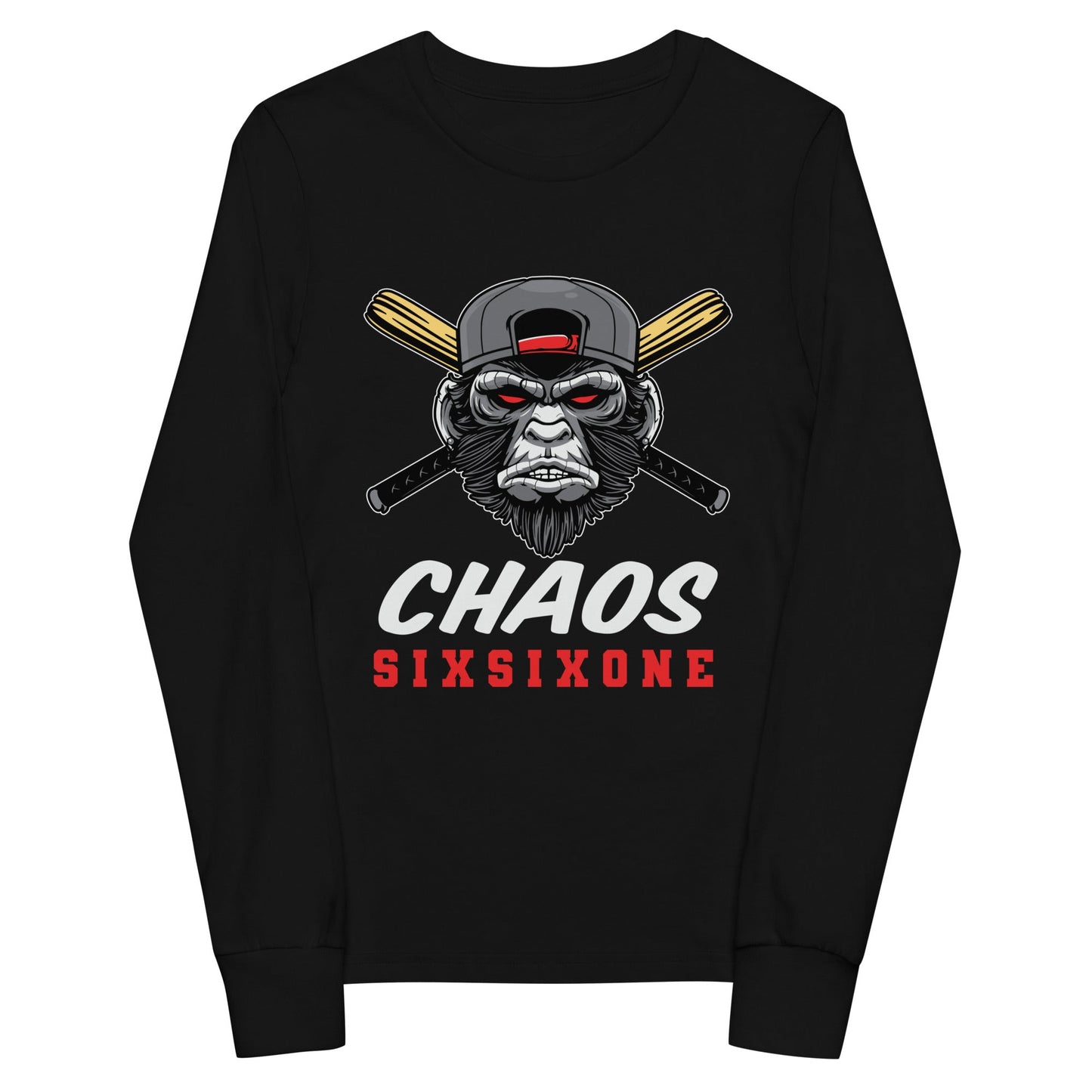 Performance | Youth Long Sleeve T-Shirt | CHAOS 661 7u | SixSixOne Alt Logo