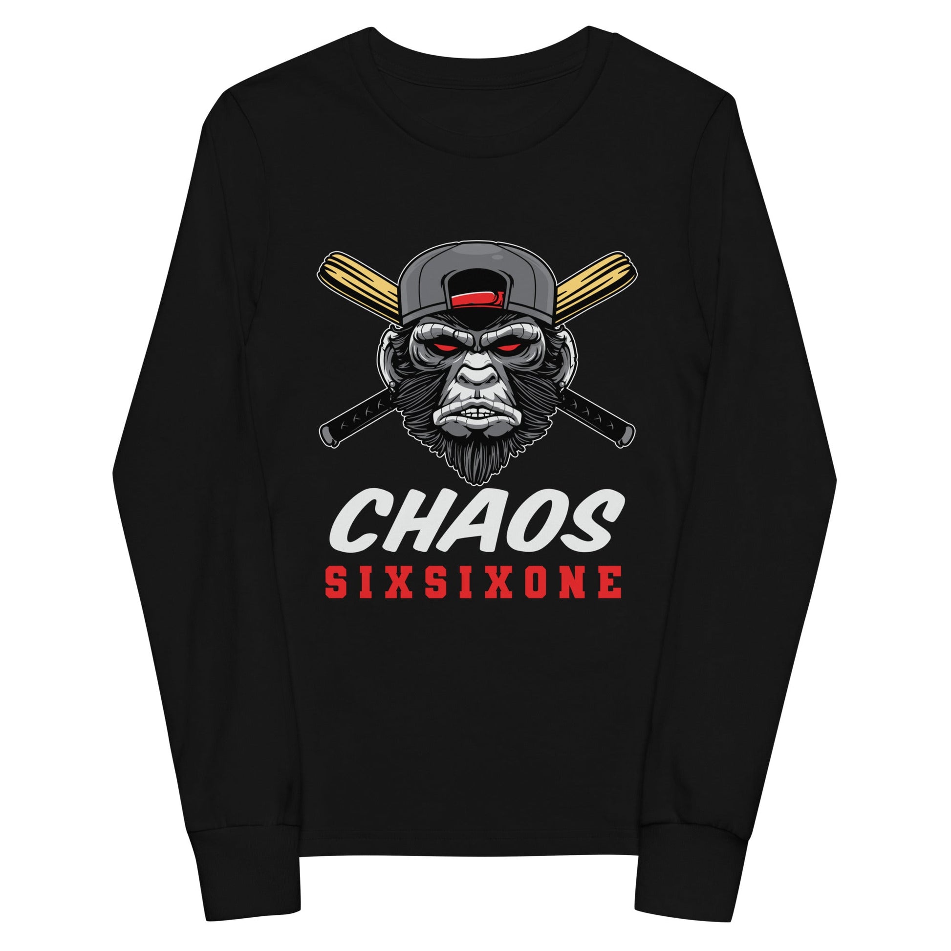 Performance | Youth Long Sleeve T-Shirt | CHAOS 661 7u | SixSixOne Alt Logo