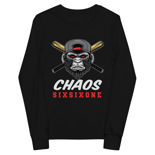 Performance | Youth Long Sleeve T-Shirt | CHAOS 661 7u | SixSixOne Alt Logo