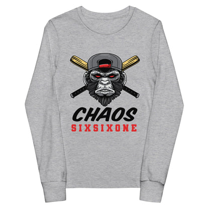 Performance | Youth Long Sleeve T-Shirt | CHAOS 661 7u | SixSixOne Logo