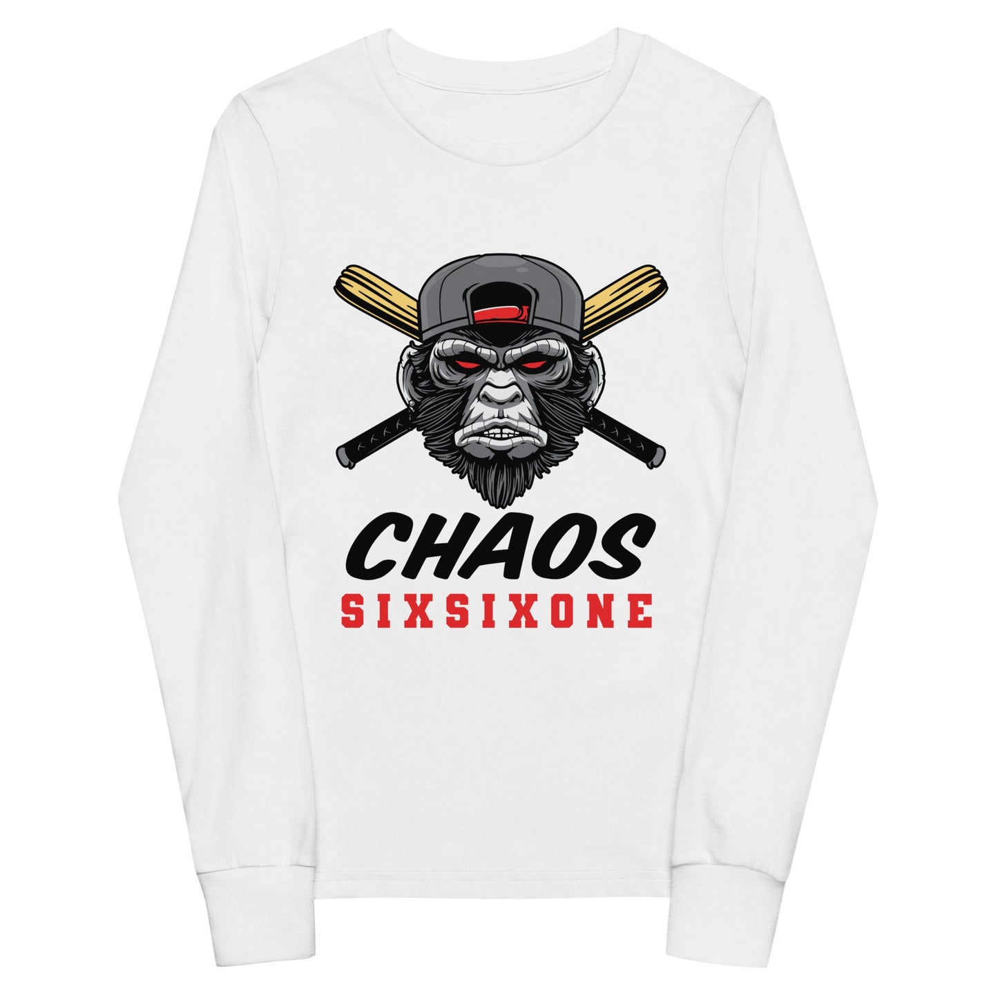 Performance | Youth Long Sleeve T-Shirt | CHAOS 661 7u | SixSixOne Logo