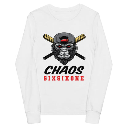 Performance | Youth Long Sleeve T-Shirt | CHAOS 661 7u | SixSixOne Logo