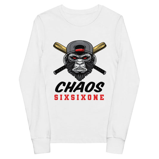 Performance | Youth Long Sleeve T-Shirt | CHAOS 661 7u | SixSixOne Logo