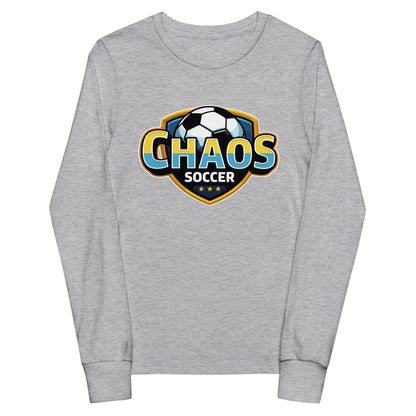 Performance | Youth Long Sleeve T-Shirt | Chaos Soccer | Logo