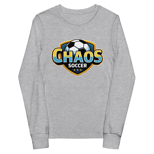 Performance | Youth Long Sleeve T-Shirt | Chaos Soccer | Logo