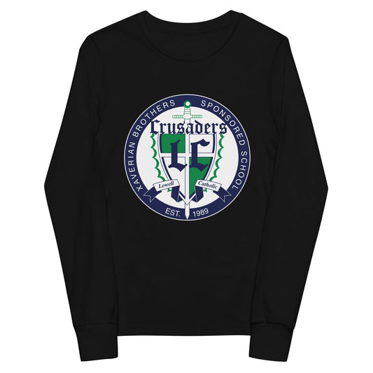 Performance | Youth Long Sleeve T-Shirt | Cheer | Badge Logo