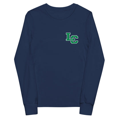 Performance | Youth Long Sleeve T-Shirt | Cheer | LC Lettermark Logo