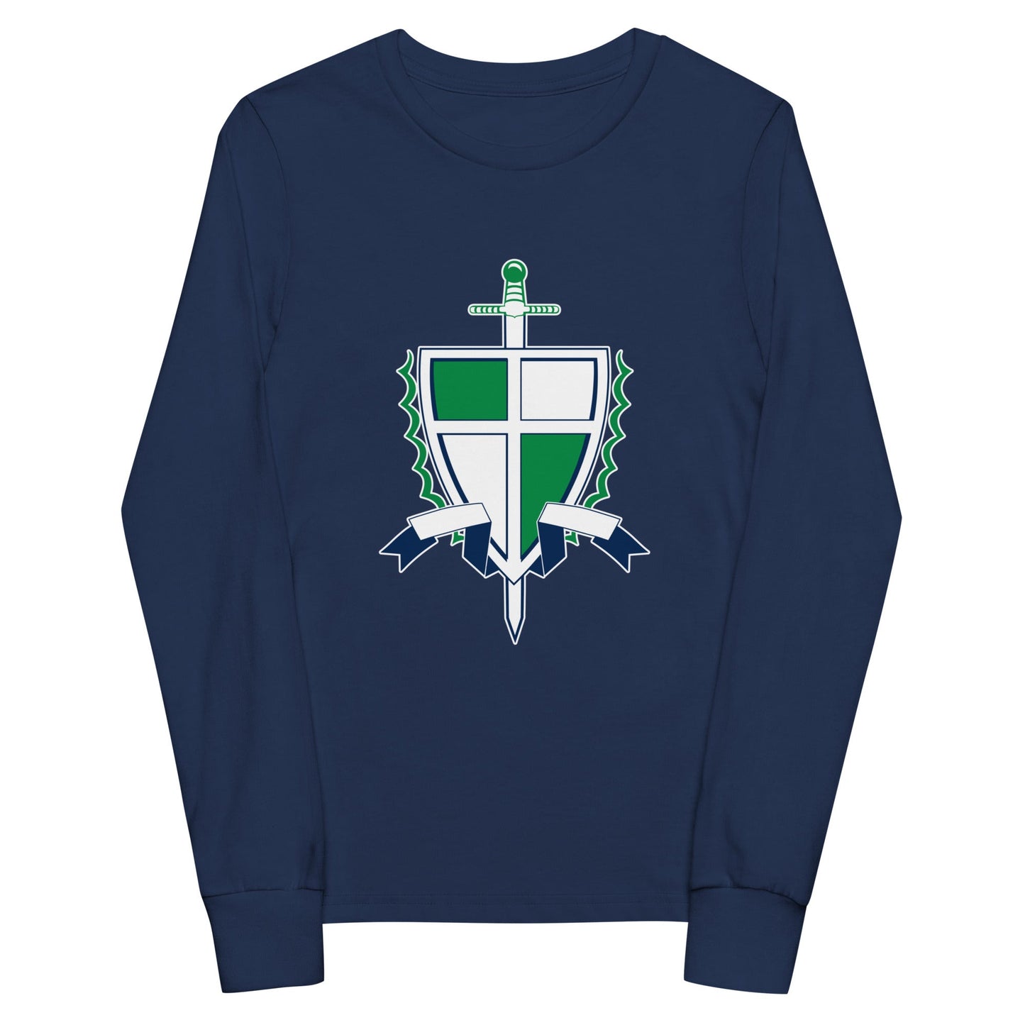 Performance | Youth Long Sleeve T-Shirt | Cheer | Shield Logo