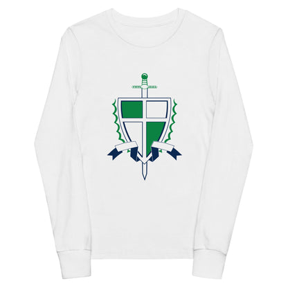 Performance | Youth Long Sleeve T-Shirt | Cheer | Shield Logo