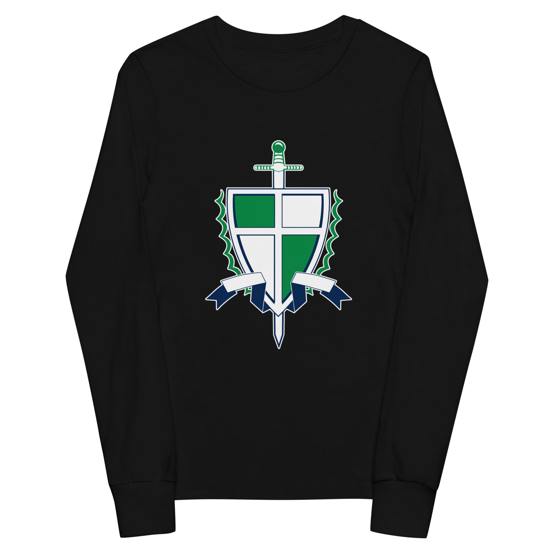 Performance | Youth Long Sleeve T-Shirt | Cheer | Shield Logo