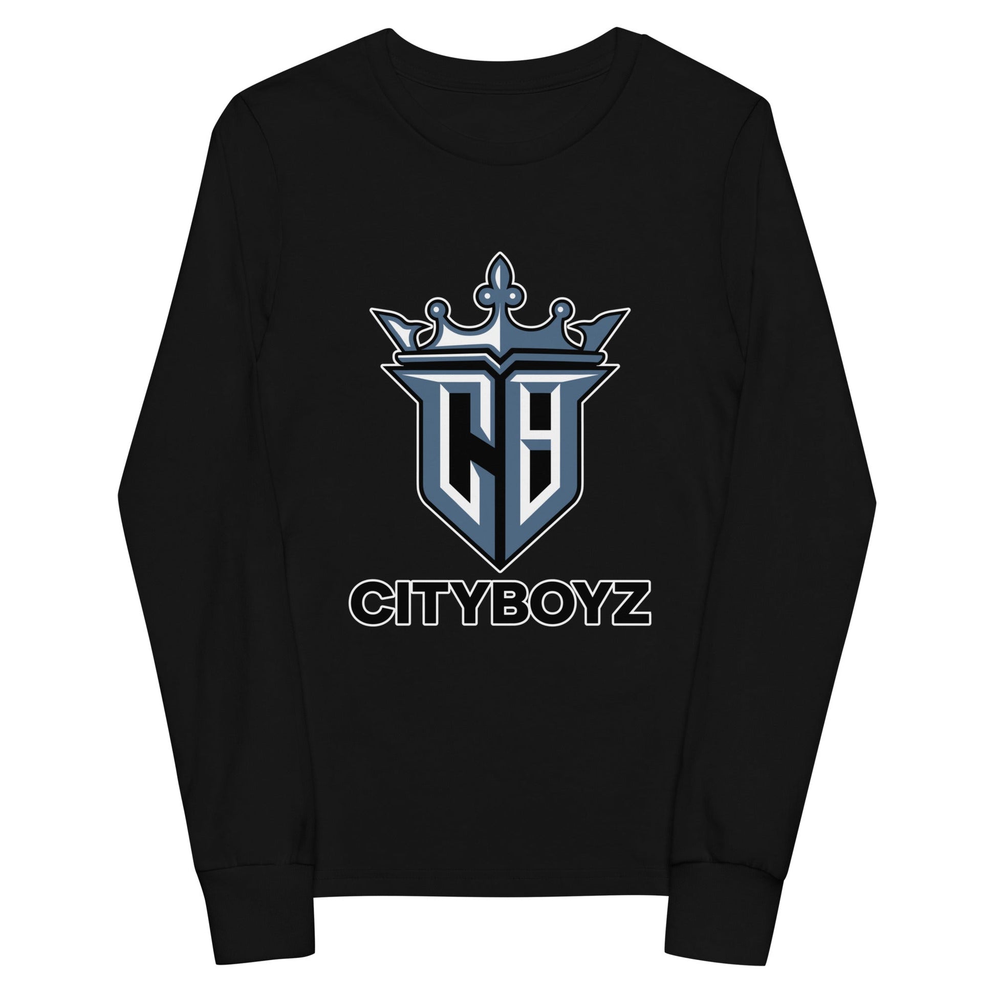 Performance | Youth Long Sleeve T-Shirt | City Boyz Elite | Crown Valor Logo