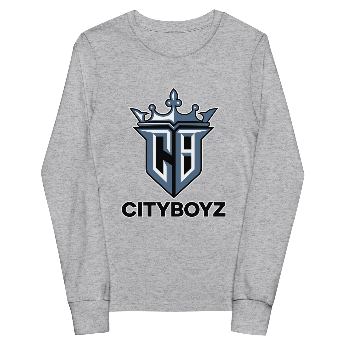 Performance | Youth Long Sleeve T-Shirt | City Boyz Elite | Crown Valor Logo