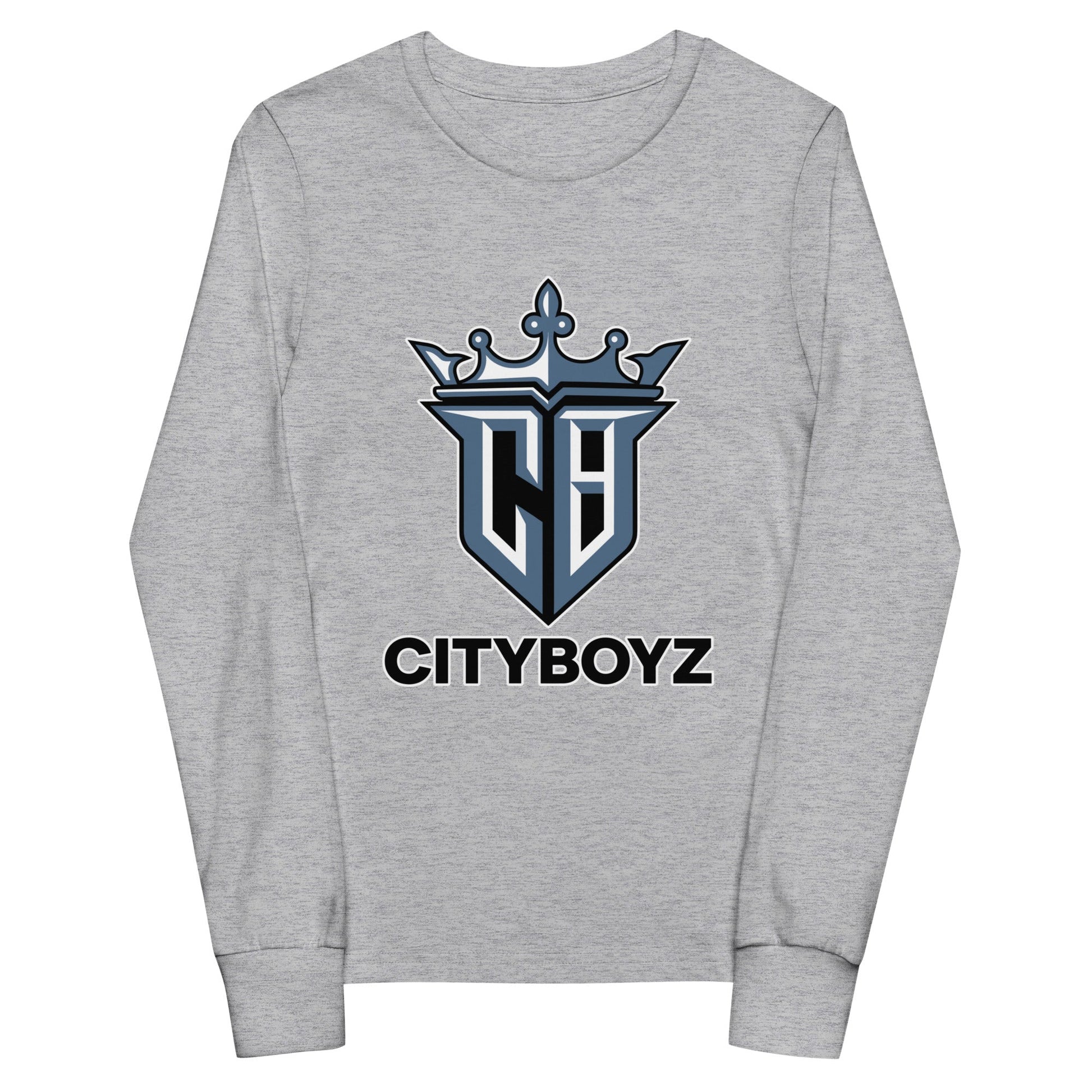 Performance | Youth Long Sleeve T-Shirt | City Boyz Elite | Crown Valor Logo