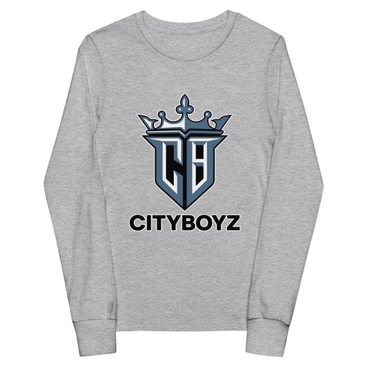 Performance | Youth Long Sleeve T-Shirt | City Boyz Elite | Crown Valor Logo