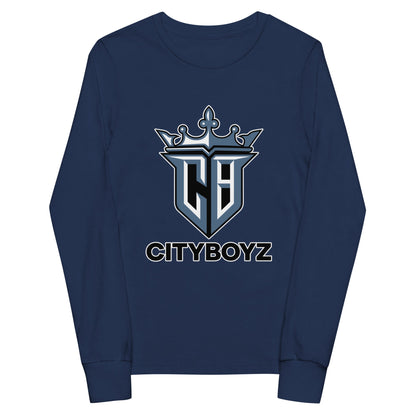 Performance | Youth Long Sleeve T-Shirt | City Boyz Elite | Crown Valor Logo
