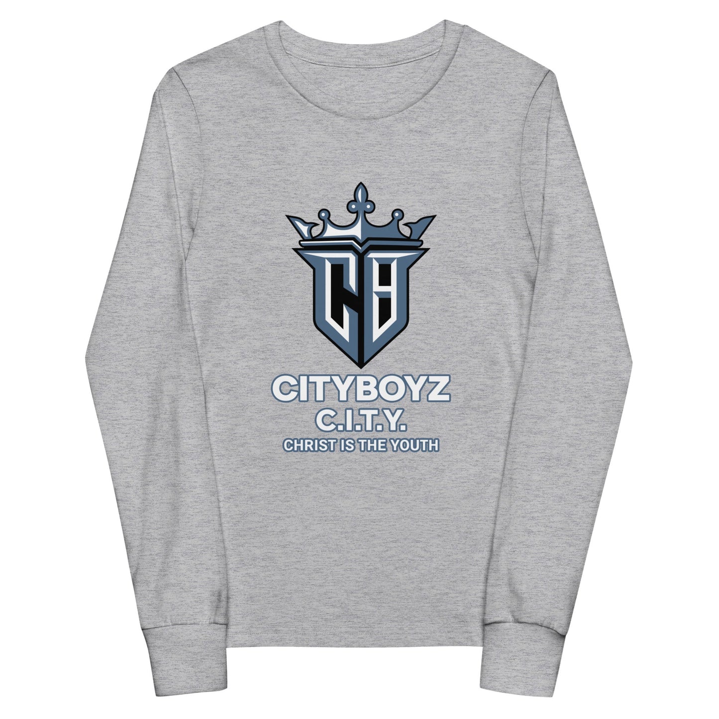Performance | Youth Long Sleeve T-Shirt | City Boyz Elite | Victory Royale Logo