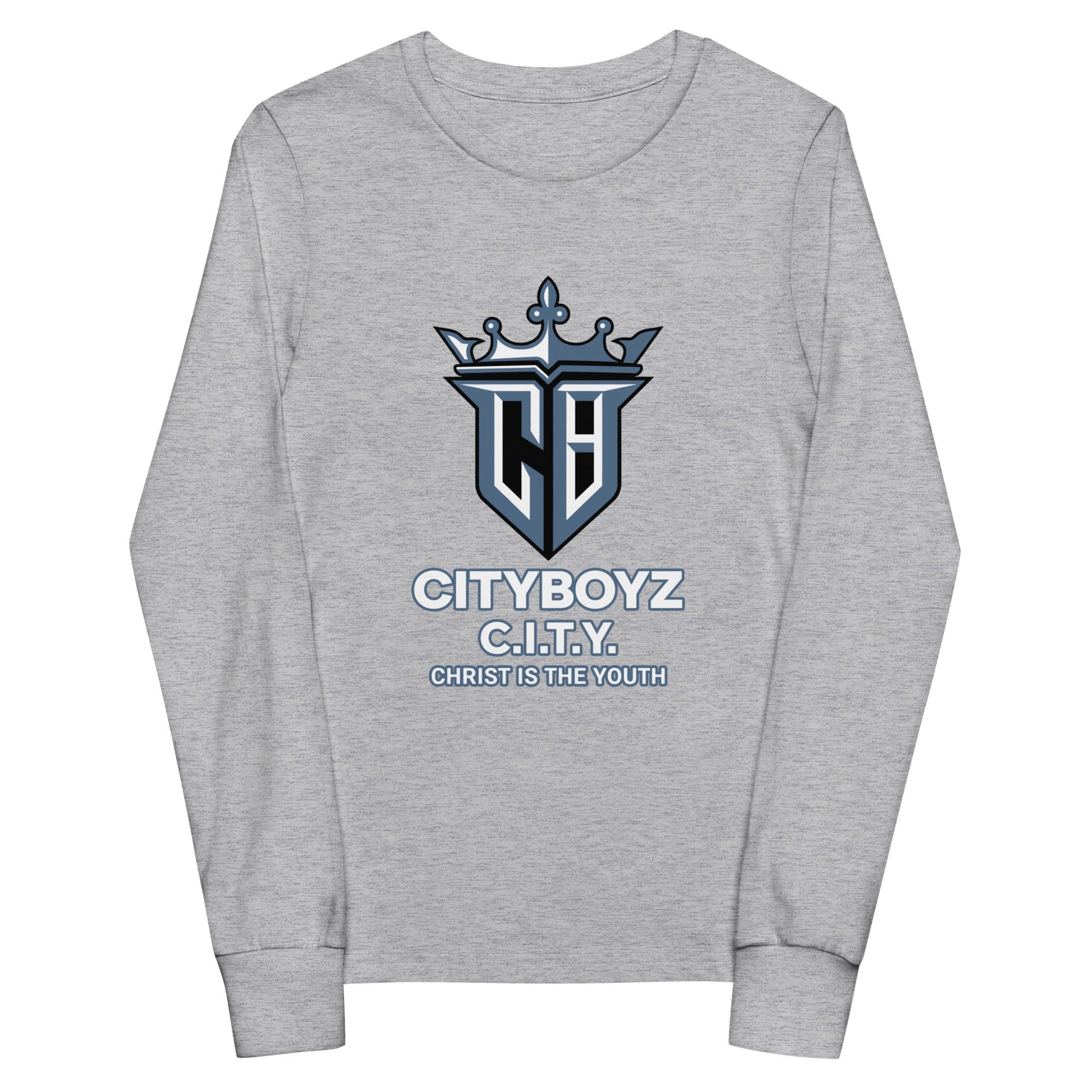 Performance | Youth Long Sleeve T-Shirt | City Boyz Elite | Victory Royale Logo