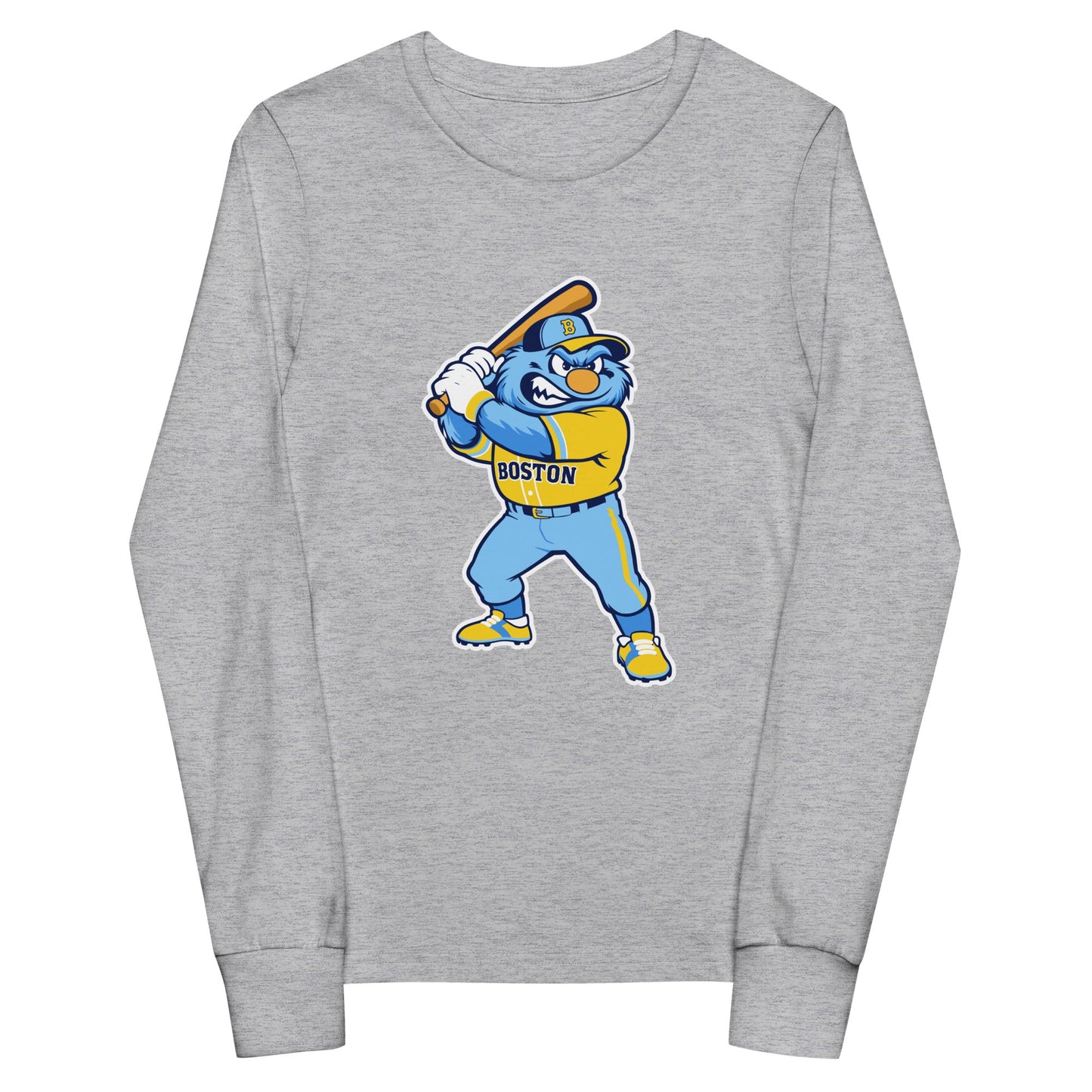 Performance | Youth Long Sleeve T-Shirt | Claremont Little League | Mascot Logo