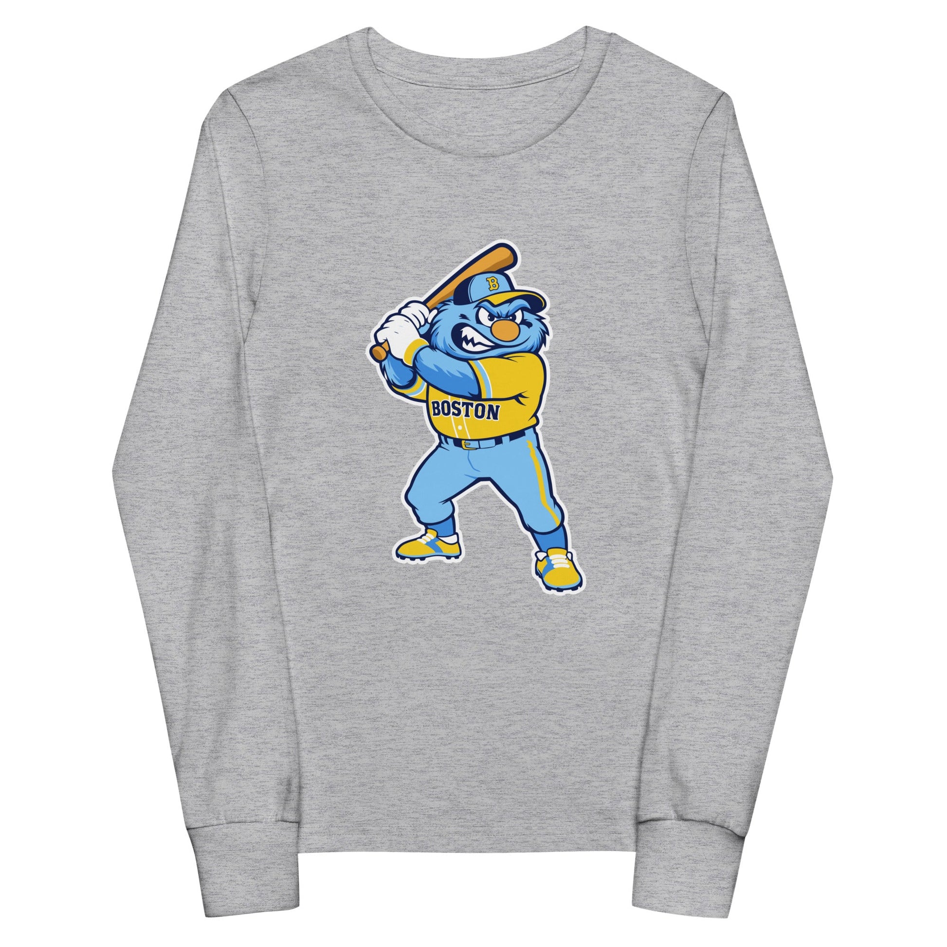 Performance | Youth Long Sleeve T-Shirt | Claremont Little League | Mascot Logo