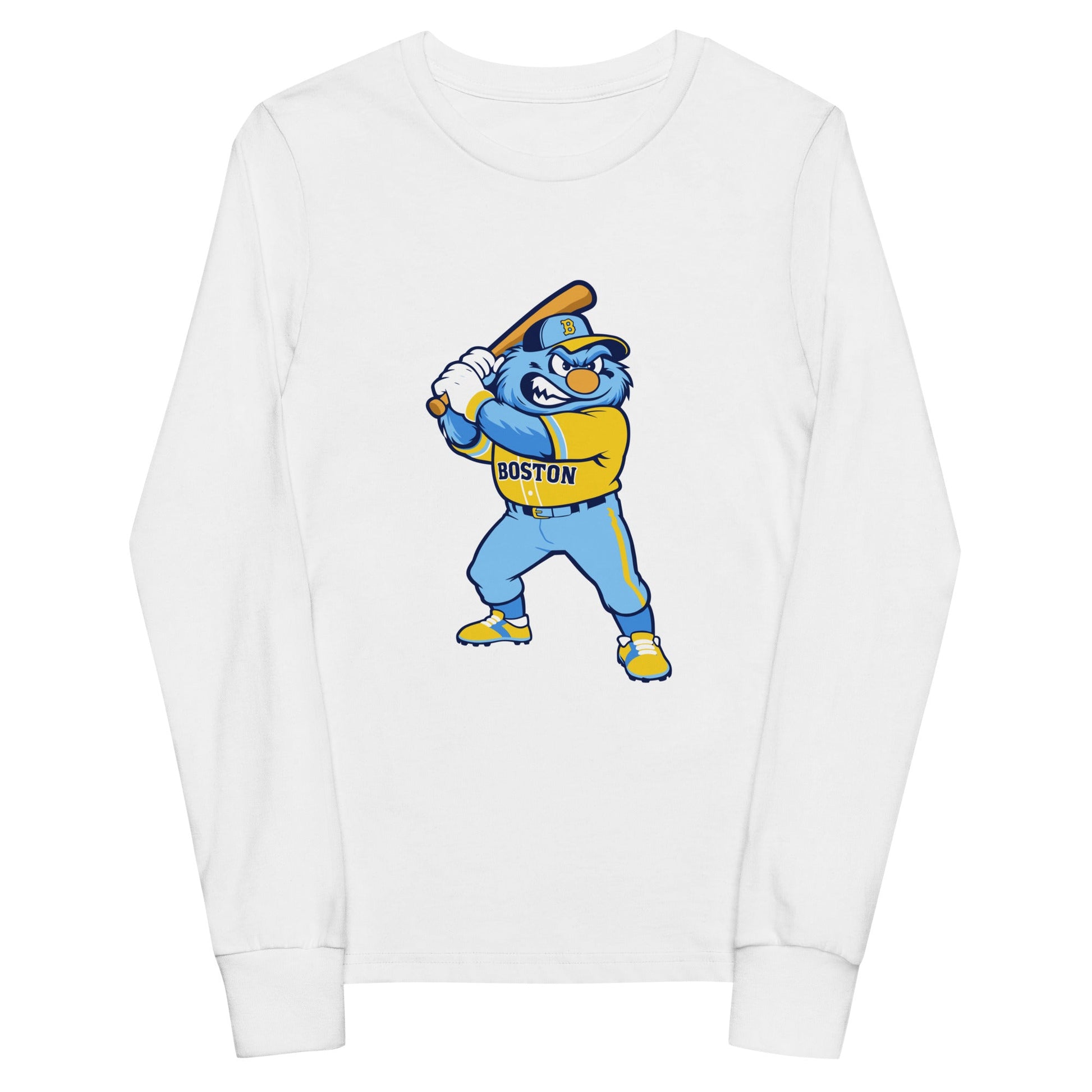Performance | Youth Long Sleeve T-Shirt | Claremont Little League | Mascot Logo