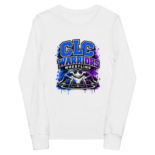 Performance | Youth Long Sleeve T-Shirt | Clear Lake - Clayton Wrestling | Emblem Logo