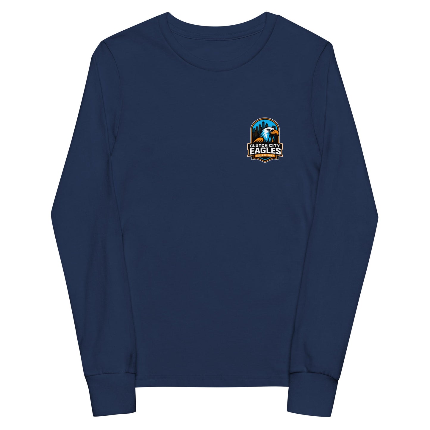 Performance | Youth Long Sleeve T-Shirt | Clutch City College Prep | Icon Logo
