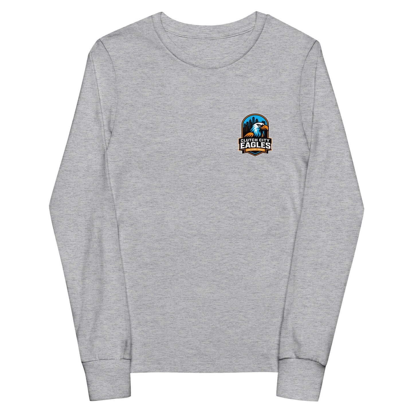Performance | Youth Long Sleeve T-Shirt | Clutch City College Prep | Icon Logo