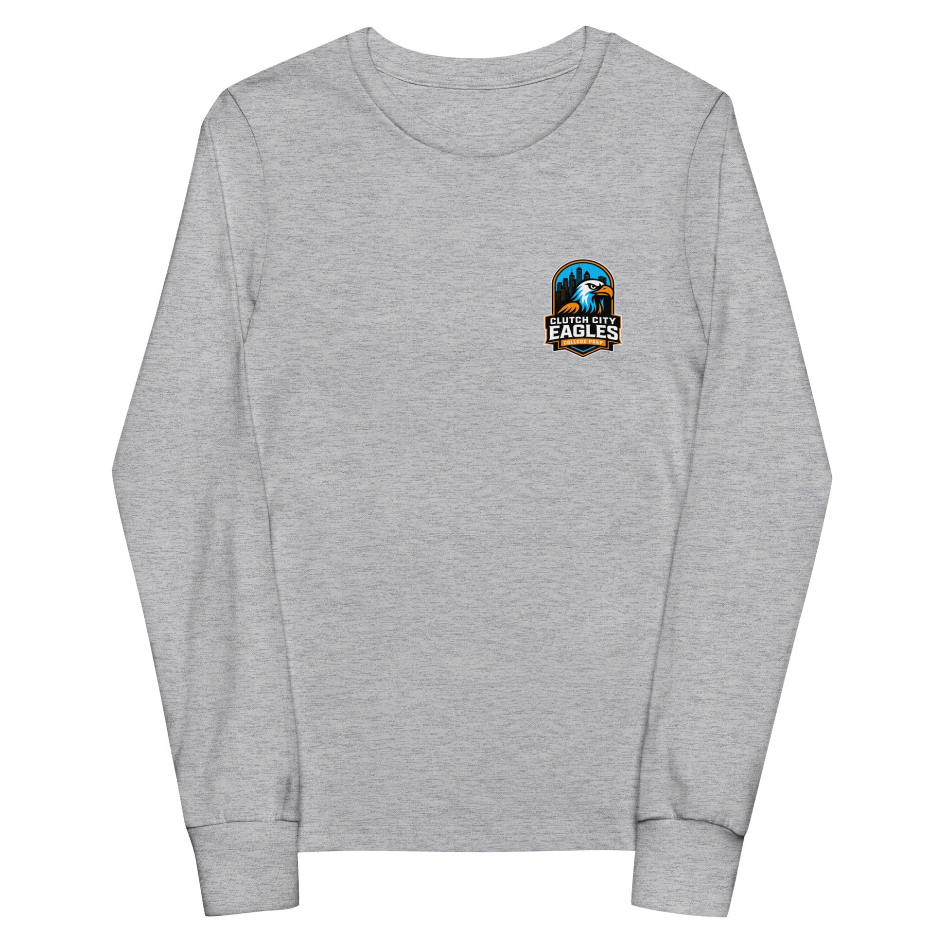Performance | Youth Long Sleeve T-Shirt | Clutch City College Prep | Icon Logo
