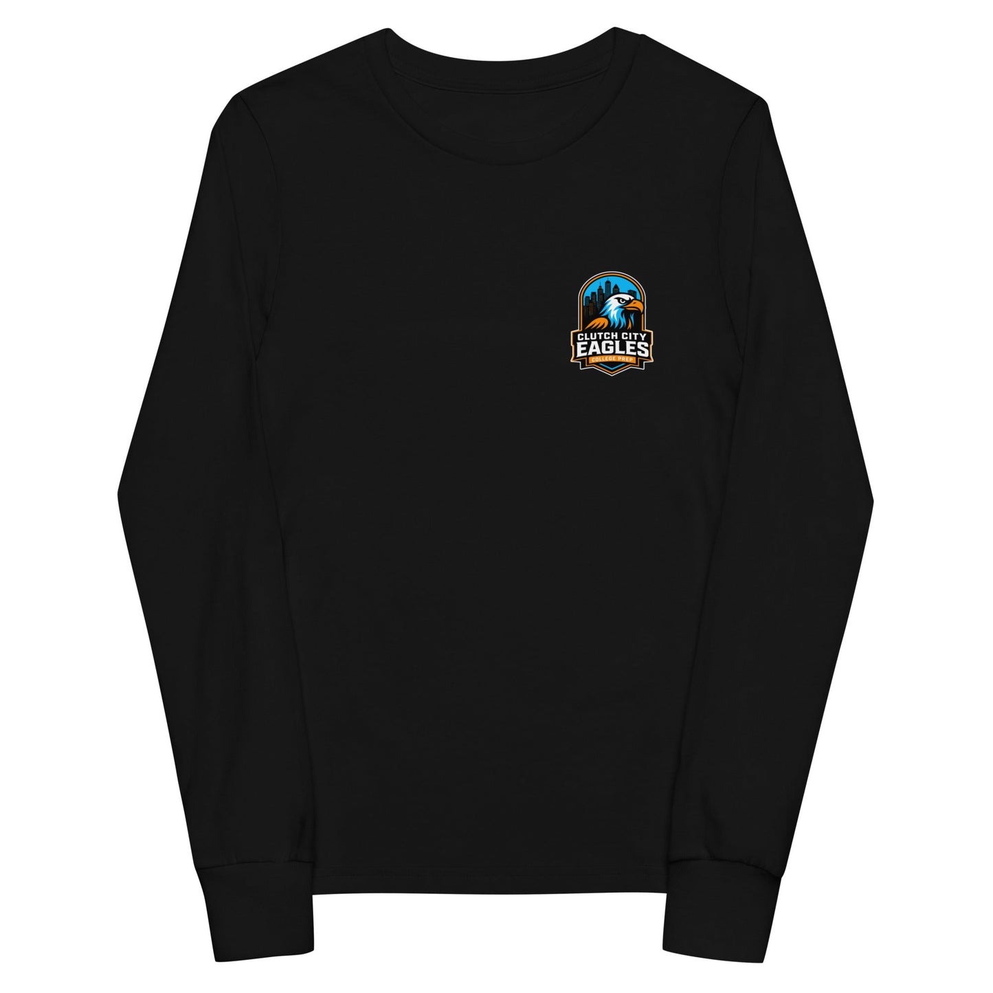 Performance | Youth Long Sleeve T-Shirt | Clutch City College Prep | Icon Logo