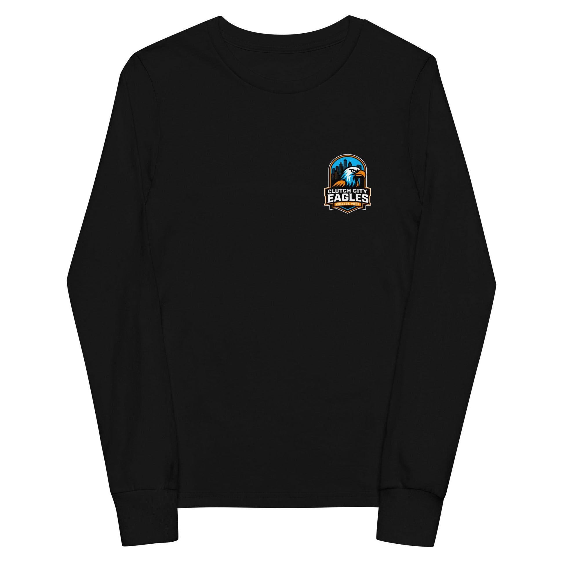 Performance | Youth Long Sleeve T-Shirt | Clutch City College Prep | Icon Logo