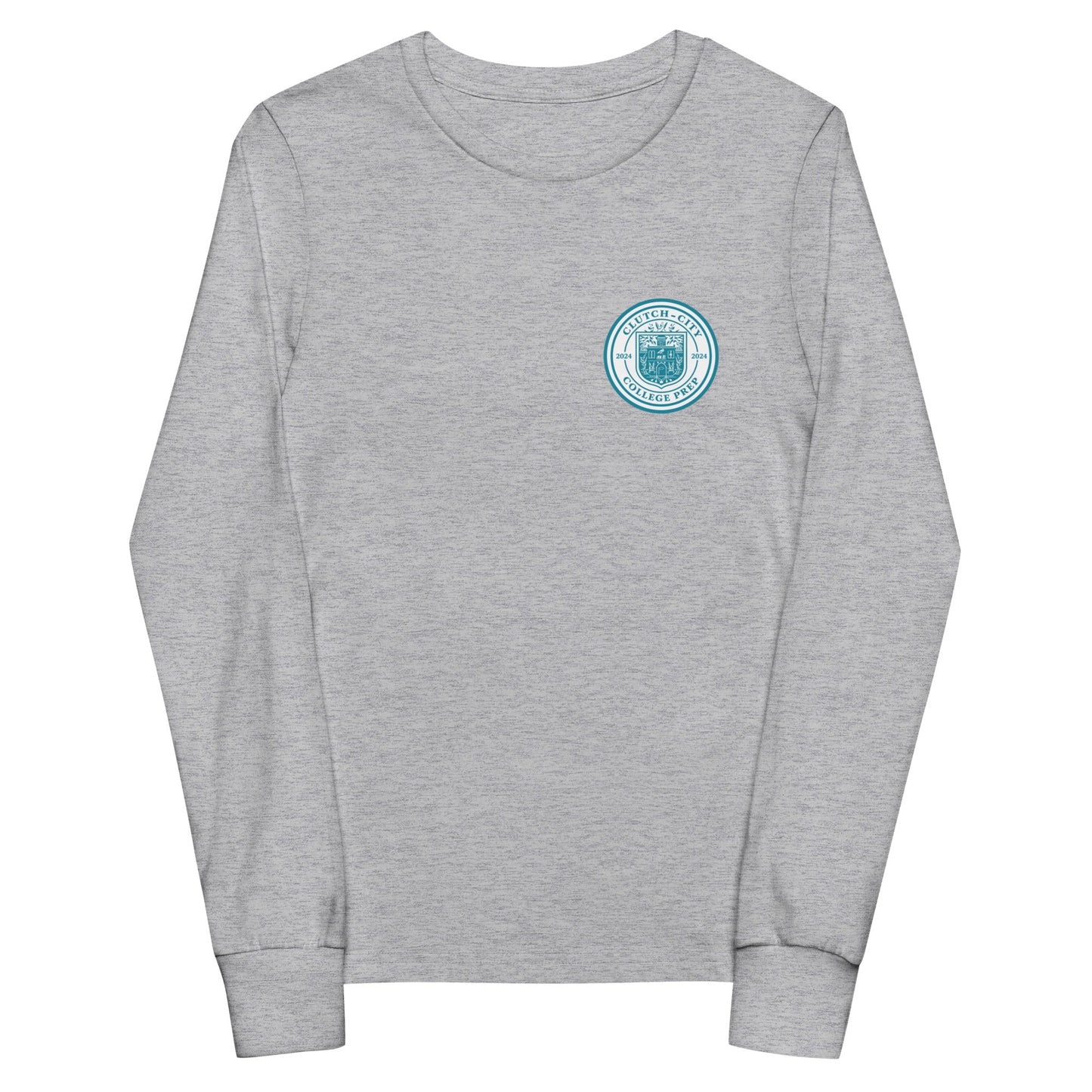 Performance | Youth Long Sleeve T-Shirt | Clutch City College Prep | Mark Logo