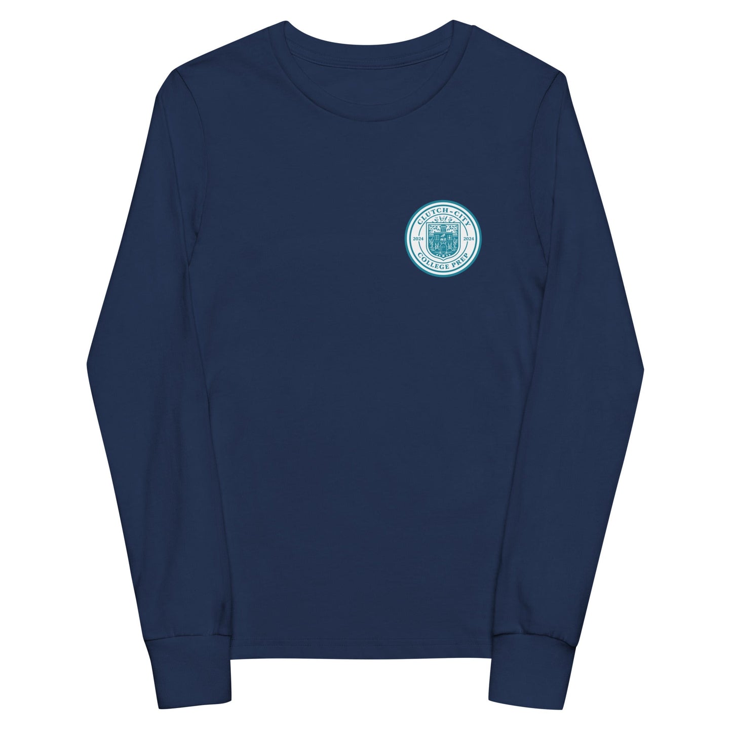 Performance | Youth Long Sleeve T-Shirt | Clutch City College Prep | Mark Logo