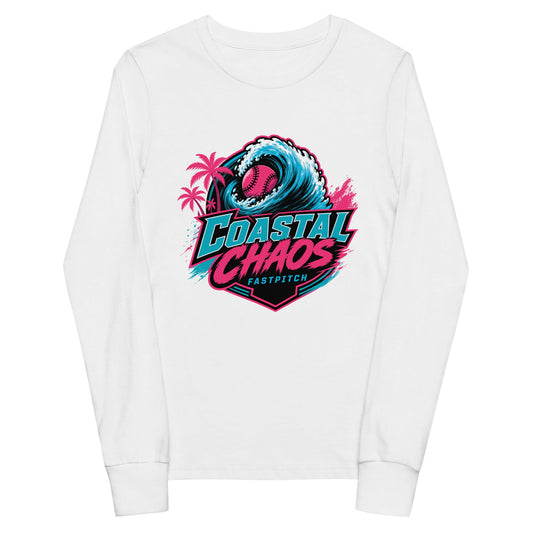 Performance | Youth Long Sleeve T-Shirt | Coastal Chaos Fastpitch | Emblem Logo