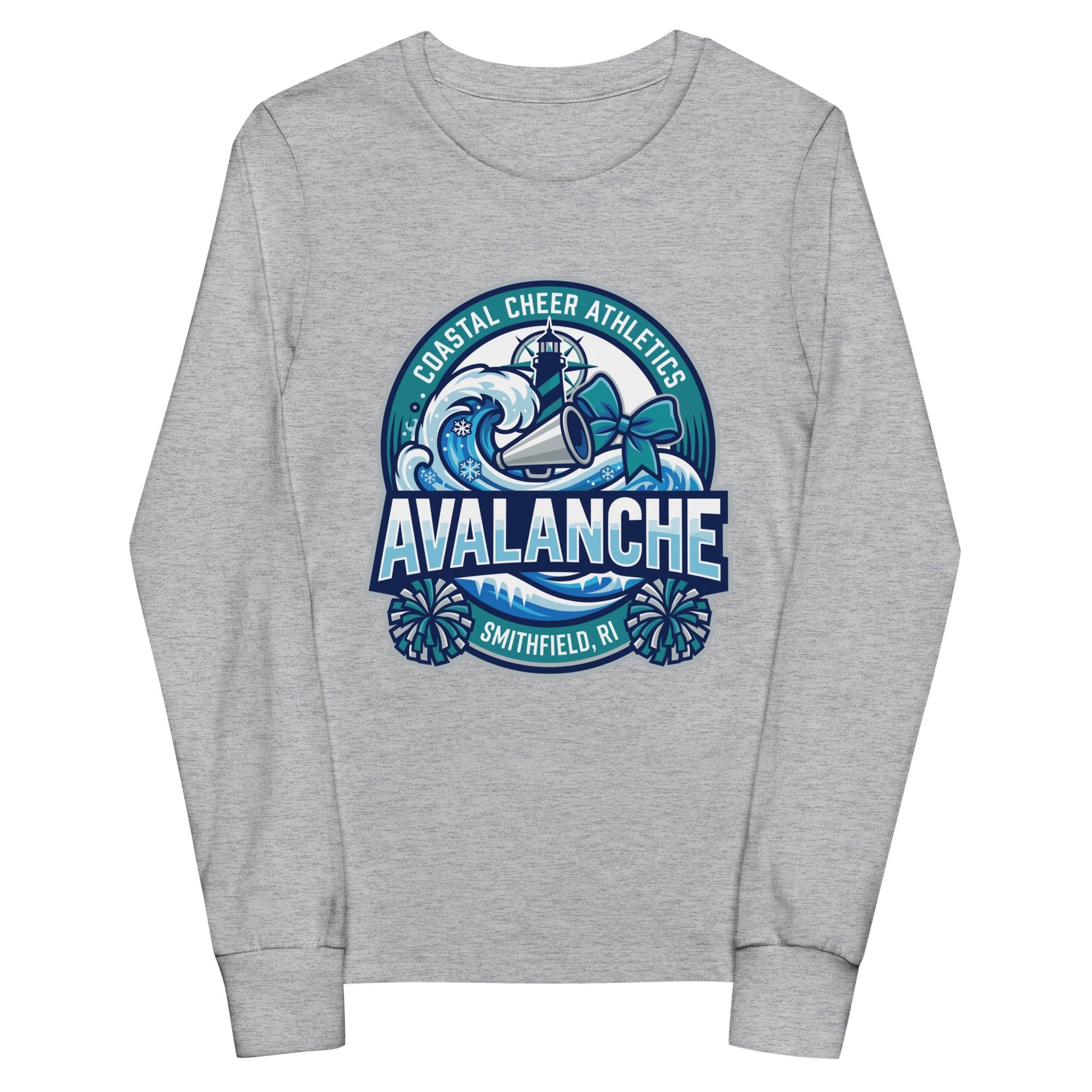 Performance | Youth Long Sleeve T-Shirt | Coastal Cheer Athletics Avalanche