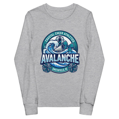 Performance | Youth Long Sleeve T-Shirt | Coastal Cheer Athletics Avalanche