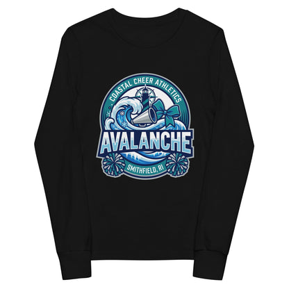 Performance | Youth Long Sleeve T-Shirt | Coastal Cheer Athletics Avalanche