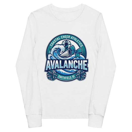 Performance | Youth Long Sleeve T-Shirt | Coastal Cheer Athletics Avalanche