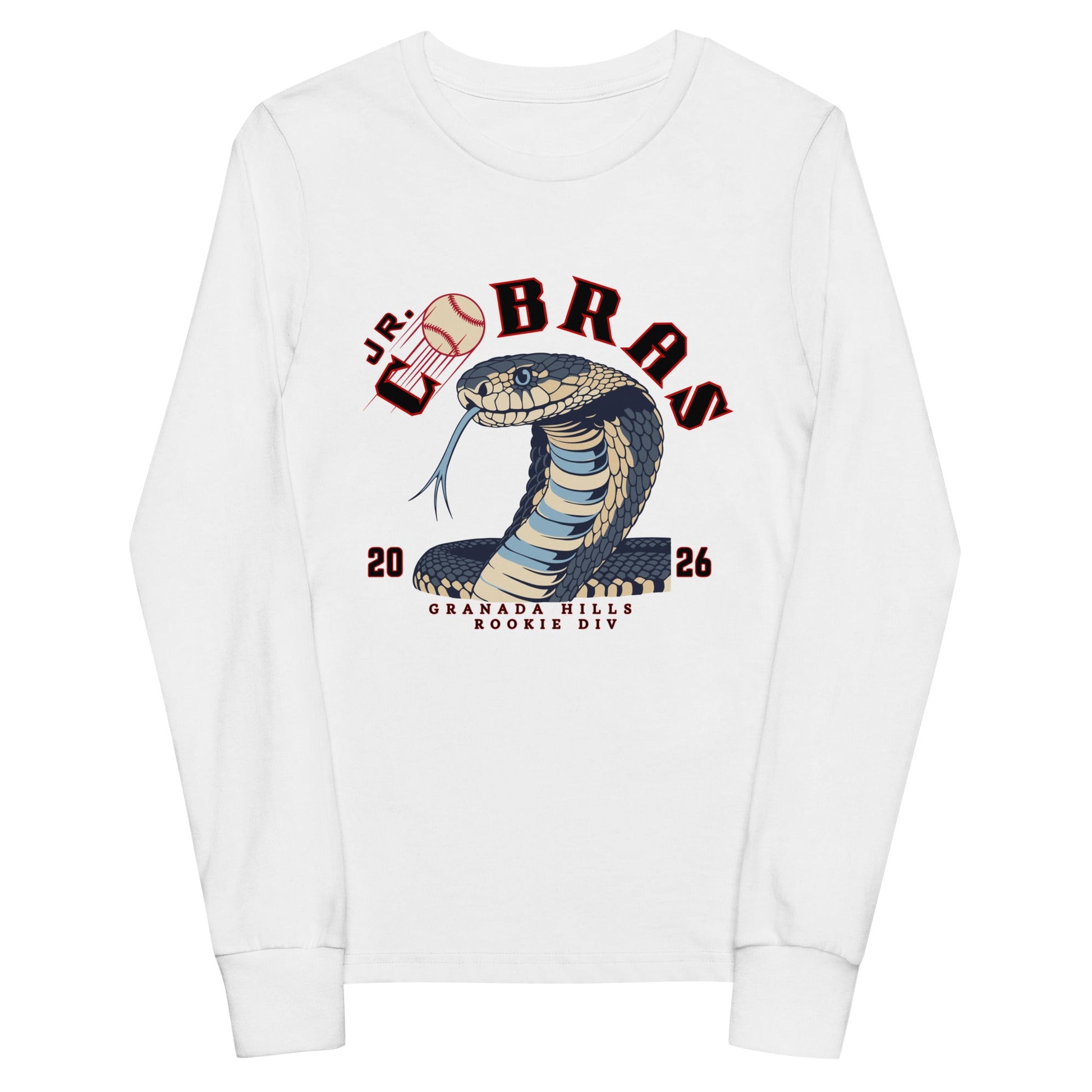 Performance | Youth Long Sleeve T-Shirt | Cobras '26 | Rookie Div Logo