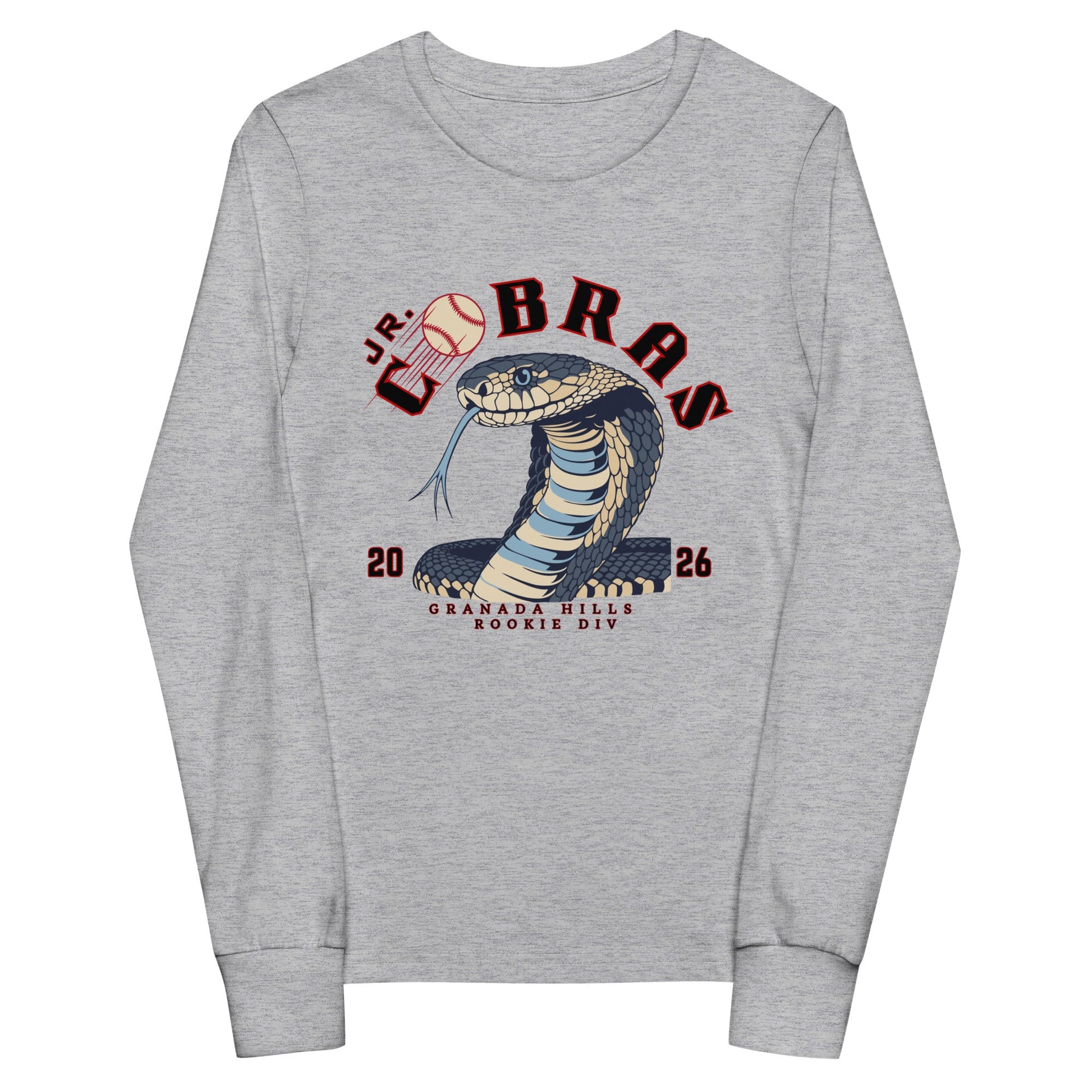 Performance | Youth Long Sleeve T-Shirt | Cobras '26 | Rookie Div Logo