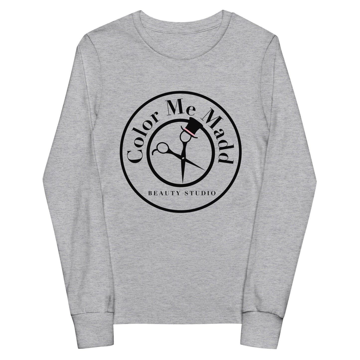 Performance | Youth Long Sleeve T-Shirt | Color Me Madd | Blade Beauty Mark Logo