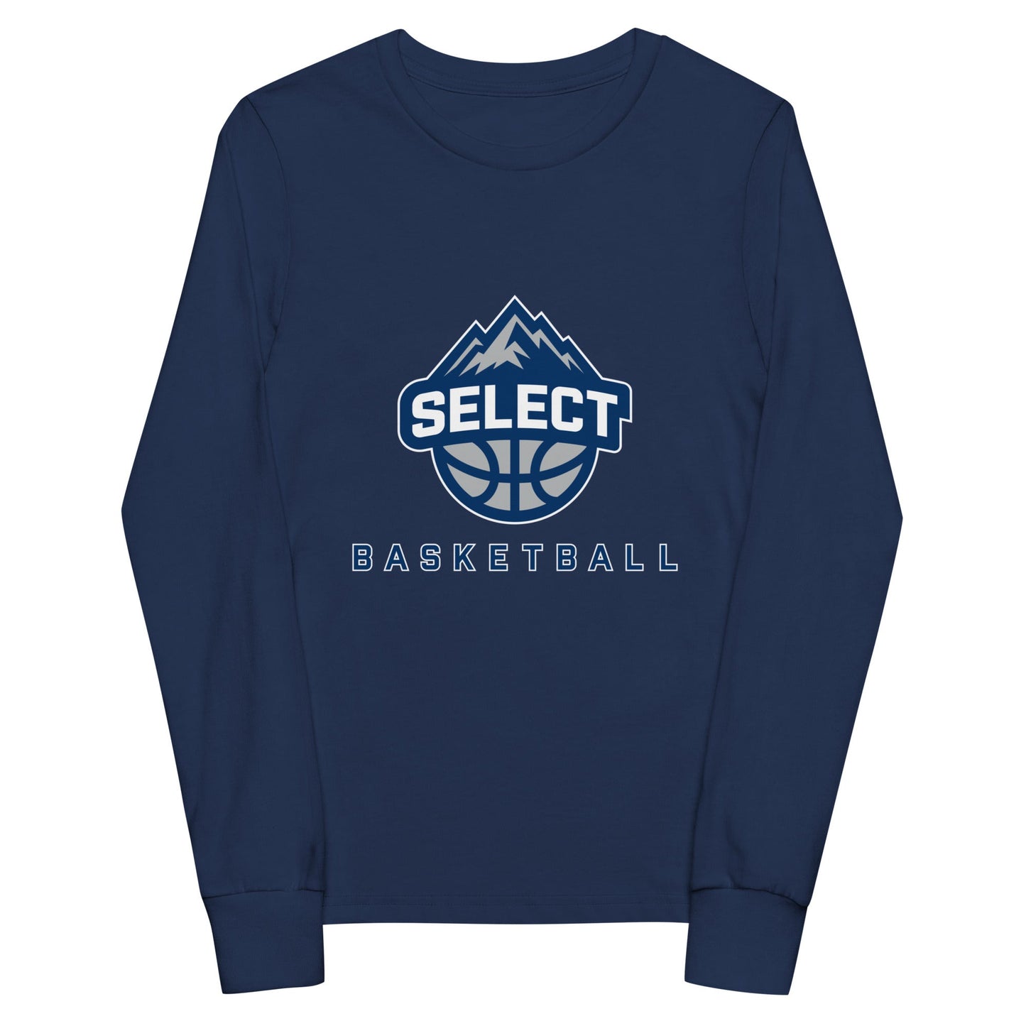 Performance | Youth Long Sleeve T-Shirt | Colorado Select Basketball | Crest Logo