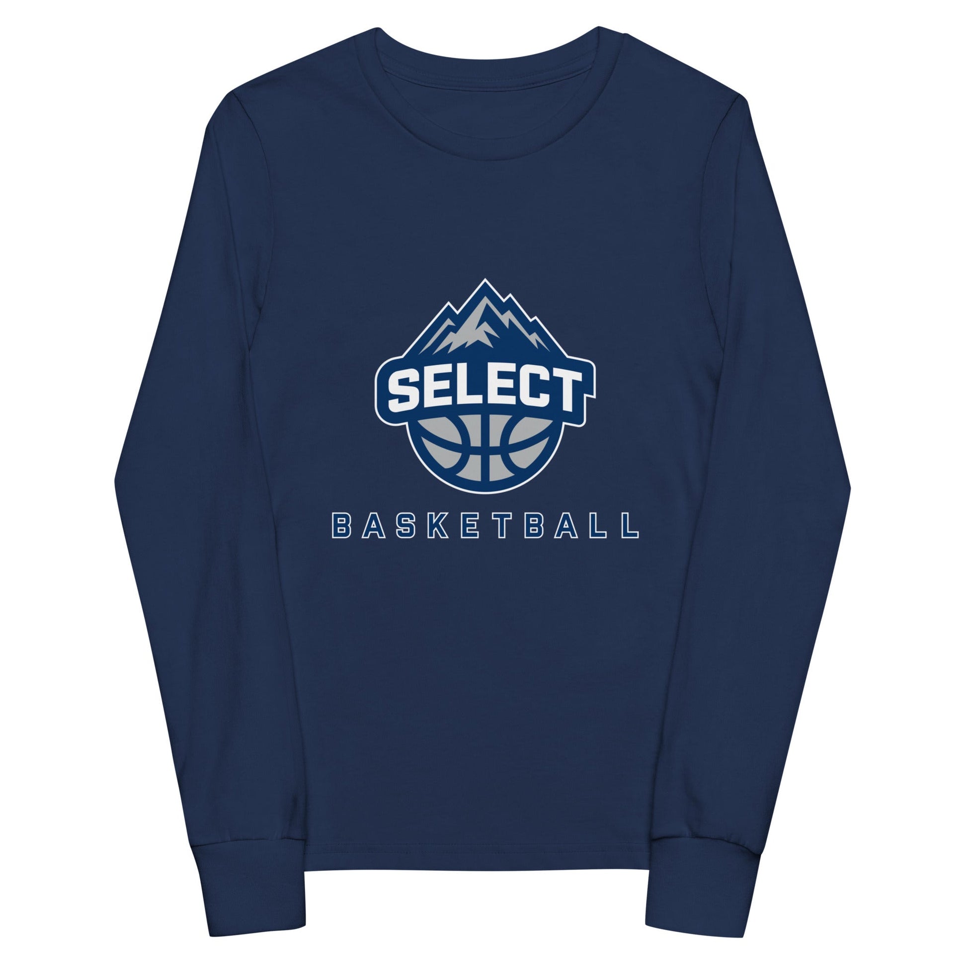 Performance | Youth Long Sleeve T-Shirt | Colorado Select Basketball | Crest Logo