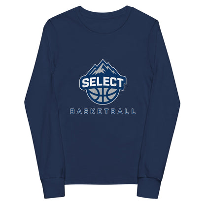 Performance | Youth Long Sleeve T-Shirt | Colorado Select Basketball | Crest Logo