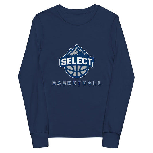 Performance | Youth Long Sleeve T-Shirt | Colorado Select Basketball | Crest Logo
