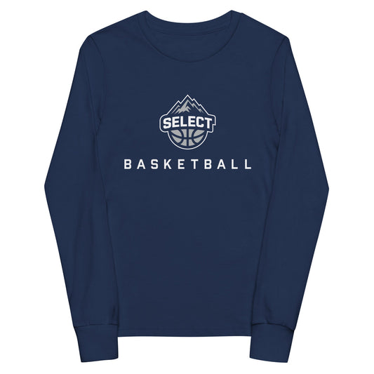 Performance | Youth Long Sleeve T-Shirt | Colorado Select Basketball | Performance Emblem Logo