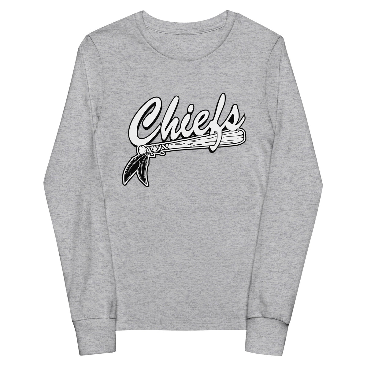 Performance | Youth Long Sleeve T-Shirt | Connetquot Chiefs | Letter Crest Logo