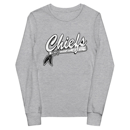 Performance | Youth Long Sleeve T-Shirt | Connetquot Chiefs | Letter Crest Logo