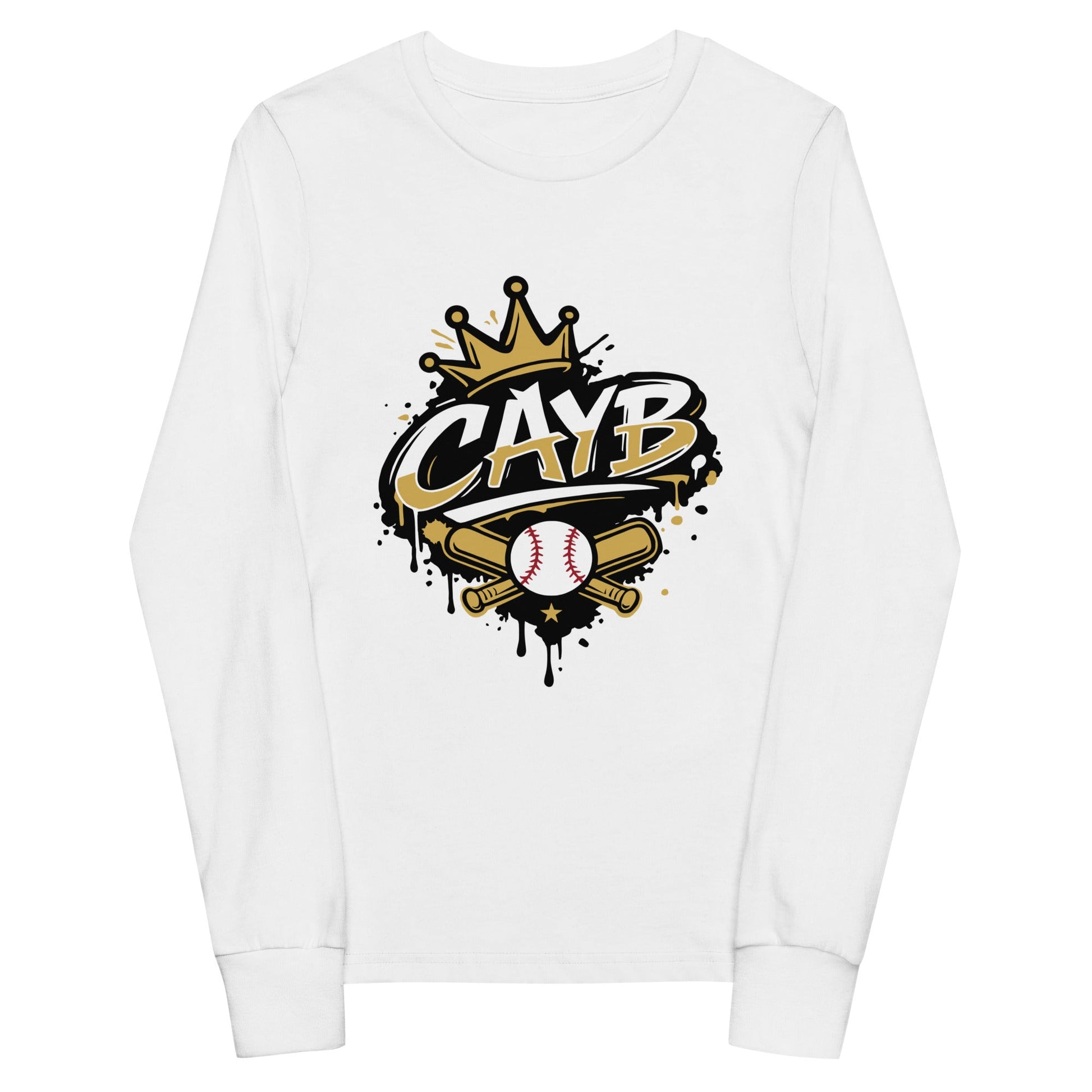 Performance | Youth Long Sleeve T-Shirt | Conroe Area Youth Baseball | Crown Logo