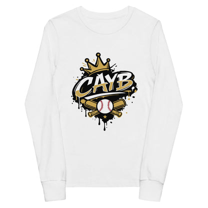 Performance | Youth Long Sleeve T-Shirt | Conroe Area Youth Baseball | Crown Logo