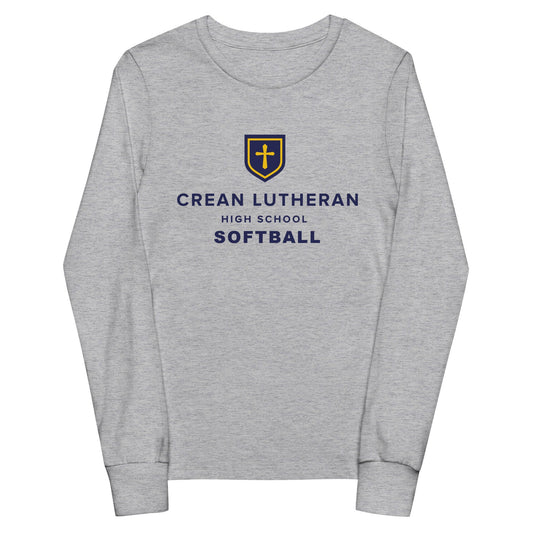 Performance | Youth Long Sleeve T-Shirt | Crean Lutheran Softball | CLHS SB Logo